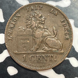 1845 Belgium 1 Centime Lot#T2480