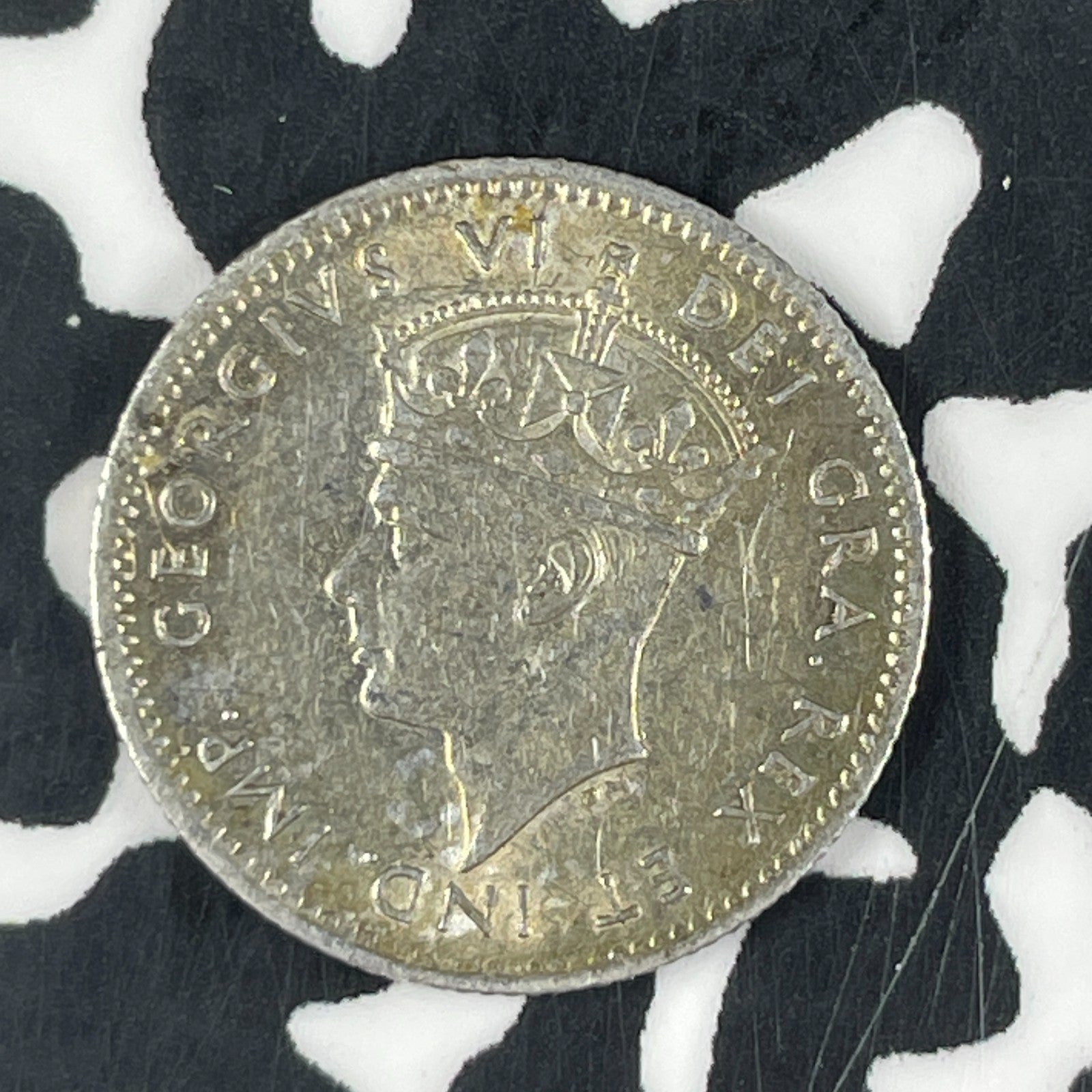 1943-C Newfoundland 5 Cents Lot#F1325 Silver! High Grade! Beautiful!