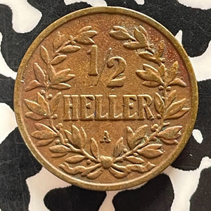 1904-A German East Africa 1/2 Heller Half Heller Lot#T5152