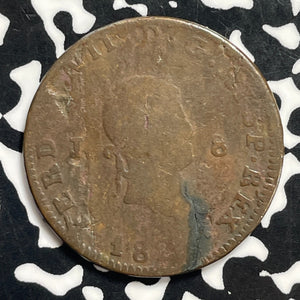 182? Spain 8 Maravedis Lot#C0460 Damaged