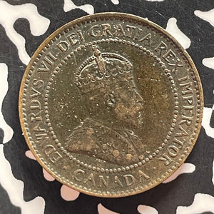 1907-H Canada Large Cent Lot#T4781 Key Date!