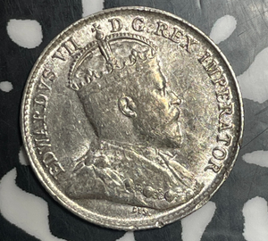 1902-H Canada 5 Cents Lot#T3221 Silver! High Grade! Beautiful!