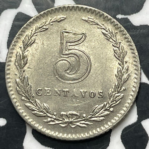 1940 Argentina 5 Centavos (4 Available) (1 Coin Only) High Grade! Beautiful!