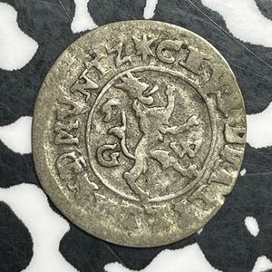 1722-GW Germany Pfalz 1 Kreuzer Lot#T6474 Silver! Scarce!