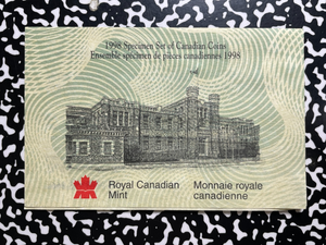 1998 Canada 7x Coin Specimen Set Lot#B2721 With Case & C.O.A.