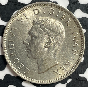 1948 Great Britain 1 Shilling Lot#T3147 High Grade! Beautiful! KM#864