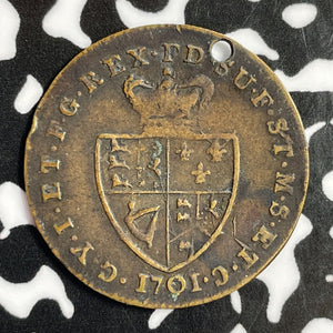 1701 Great Britain 1 Guniea Gaming Token Lot#E1854