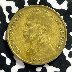 1959 Guinea 10 Francs Lot#T9715