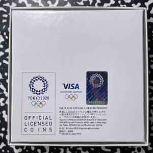 2020 Japan Tokyo Olympics Aquatics 1000 Yen Proof Set Lot#B2370 Silver!