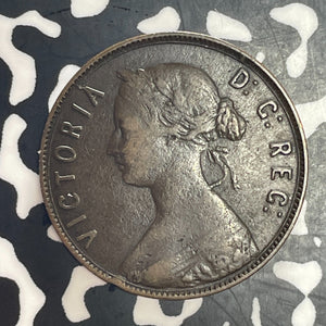 1865 Newfoundland Large Cent Lot#T6389 Nice!