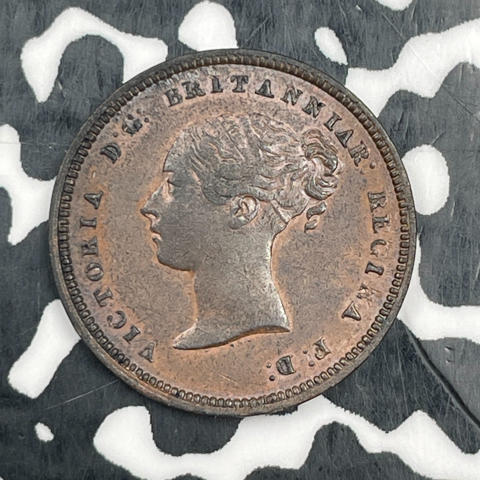 1851/5851 Great Britain Victoria 1/2 Farthing Lot#JM1941 High Grade! Overdate