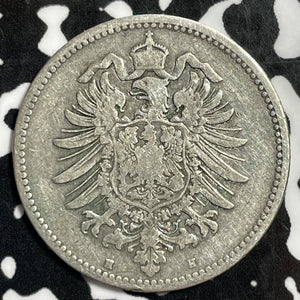 1874-H Germany 1 Mark Lot#E3817 Silver!