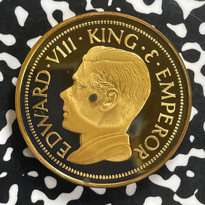 1936 New Zealand Edward VIII Fantasy Crown Lot#C0082 KM#X3
