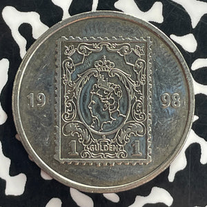 1998 Netherlands 1 Gulden Token Lot#T7550 High Grade! Beautiful!