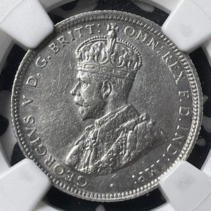 1924 Australia 1 Shilling NGC Cleaned-AU Details Lot#G8415 Silver! Key Date!