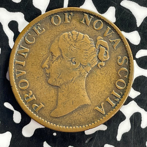 1843 Nova Scotia 1/2 Penny Token Lot#C0670