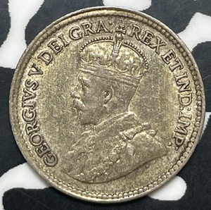 1919 Canada 5 Cents Lot#C0289 Silver! Nice!