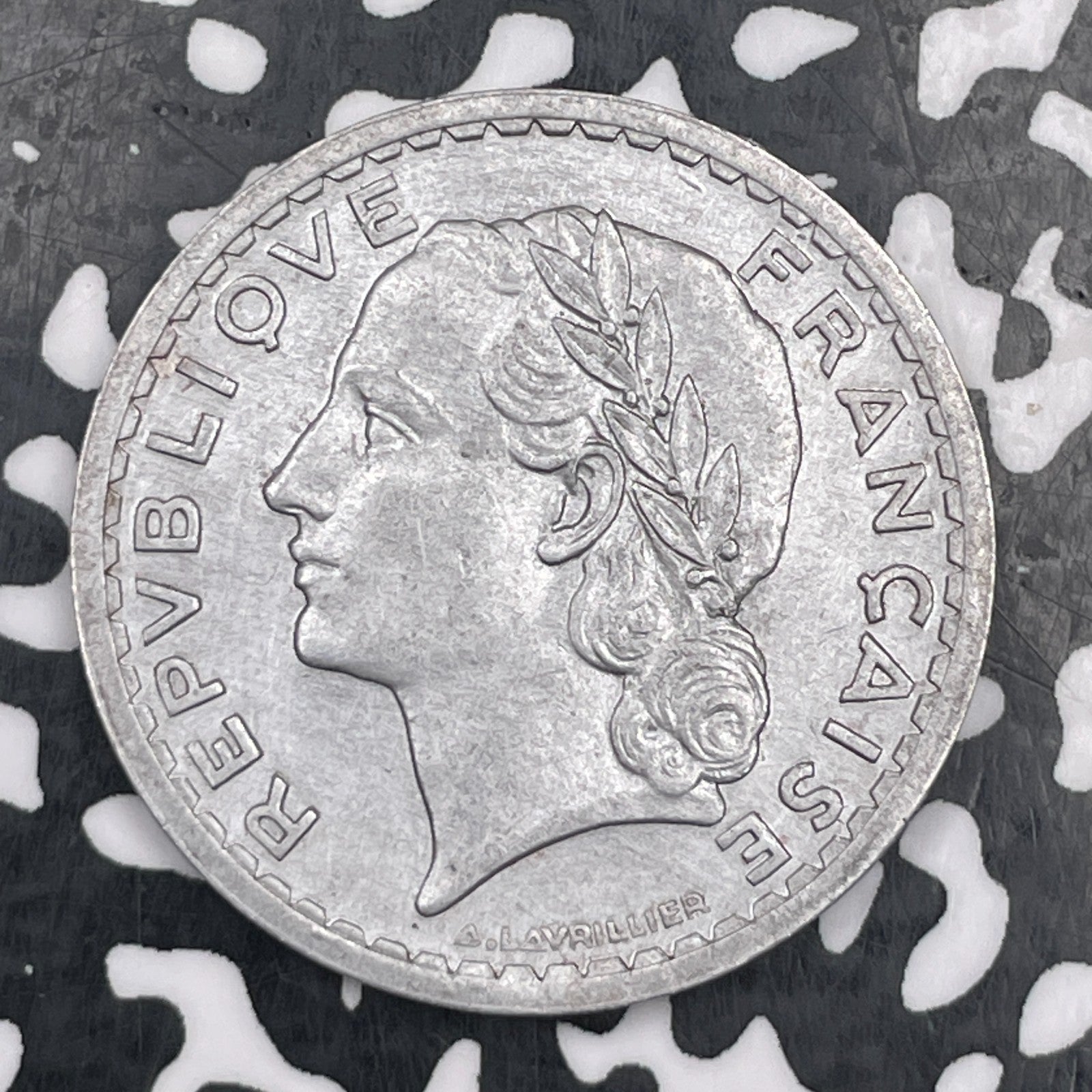 1945 France Essai 5 Francs Lot#JM1662 MAZ-2748, 1100 Minted