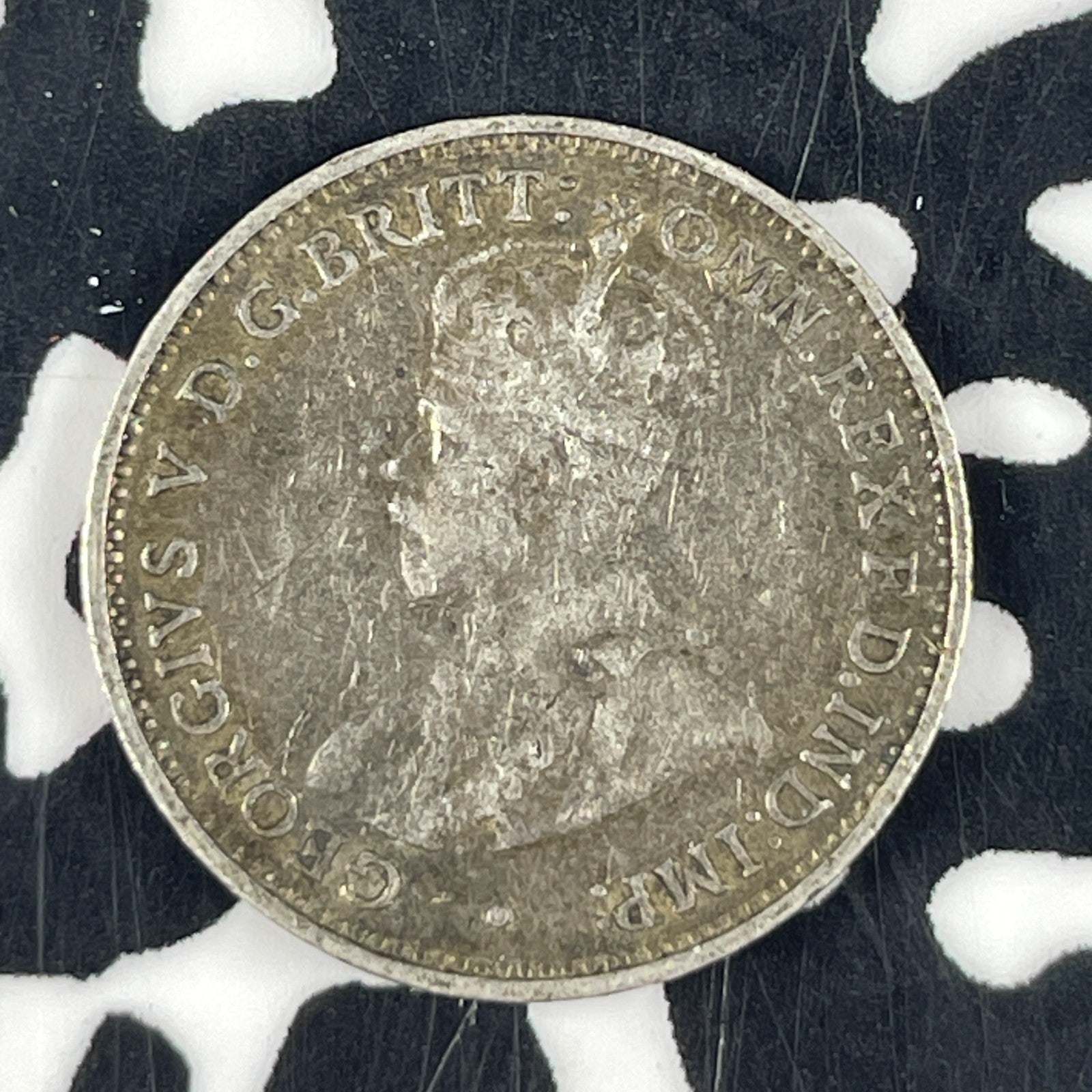 1934 Australia 3 Pence Threepence Lot#F1572 Silver!