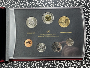 2006 Canada 7x Coin Specimen Set Lot#B2211 With Case & C.O.A.