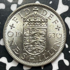 1963 Great Britain 1 Shilling (6 Available) (1 Coin Only) KM#904 High Grade!