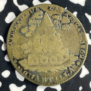 1862 Mexico Zacatecas 1/4 Real Lot#T7040 KM#366