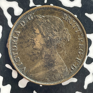 1861 Nova Scotia Large Cent Lot#T7965 Nice!