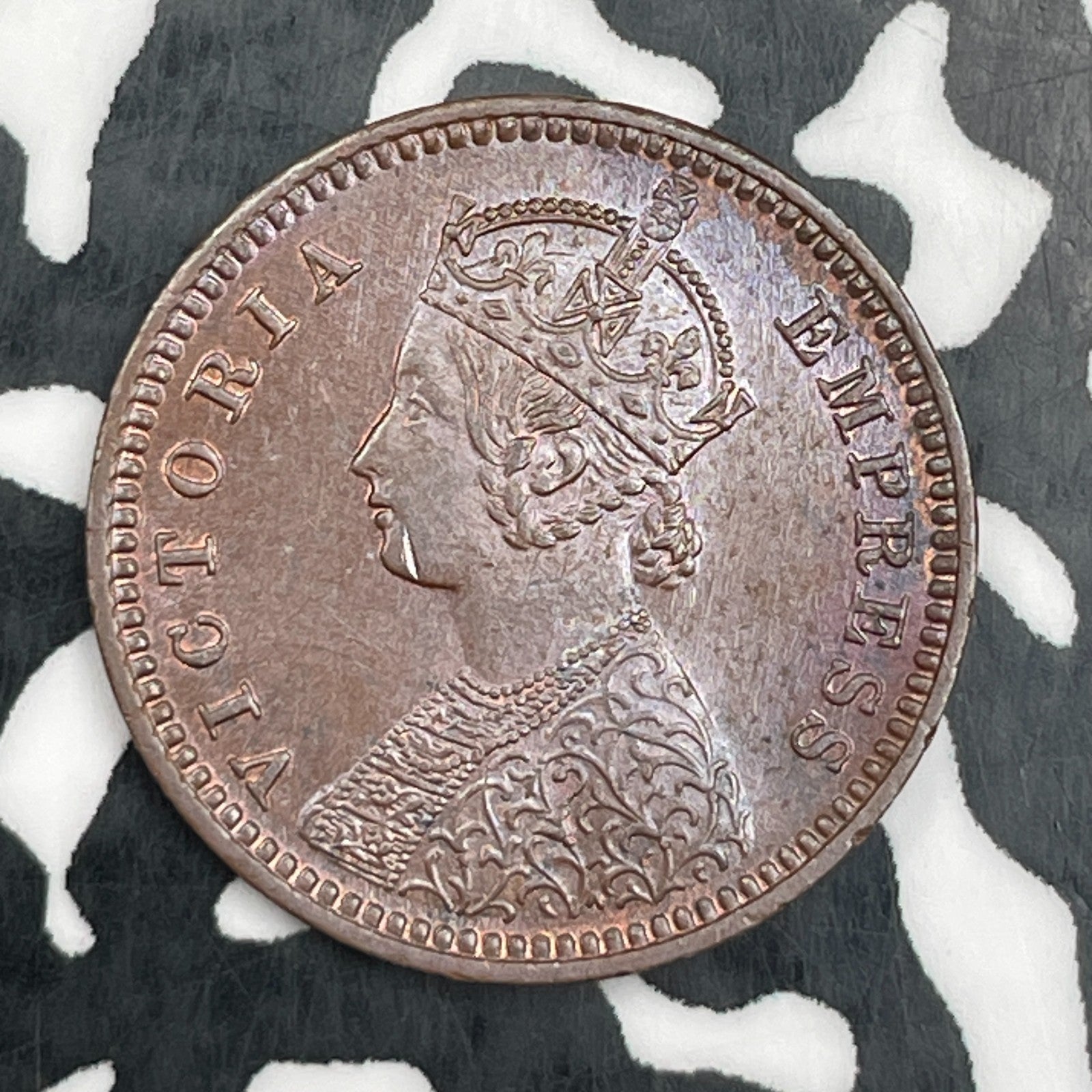 1892 India 1/12 Anna Lot#N2181 High Grade! Beautiful!