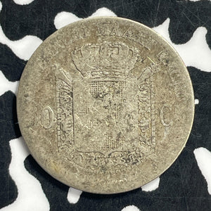 18?8 Belgium 50 Centimes Lot#C0716 Silver!
