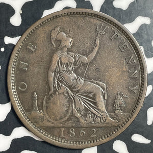 1862 Great Britain 1 Penny Lot#T3786 Nice!