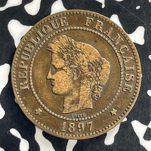1897-A France 5 Centimes Lot#C1245