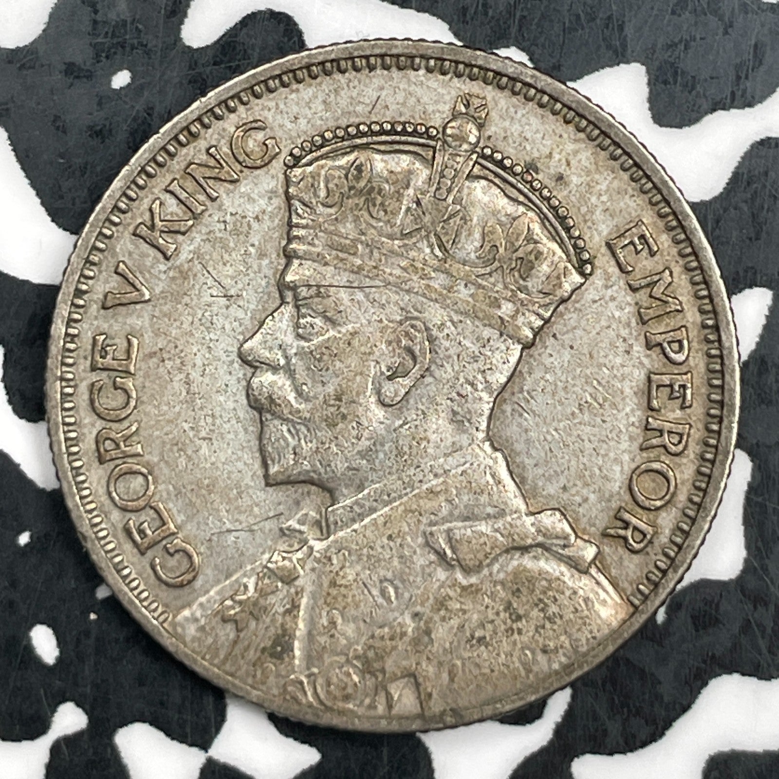 1933 New Zealand 1 Shilling Lot#F5446 Silver!