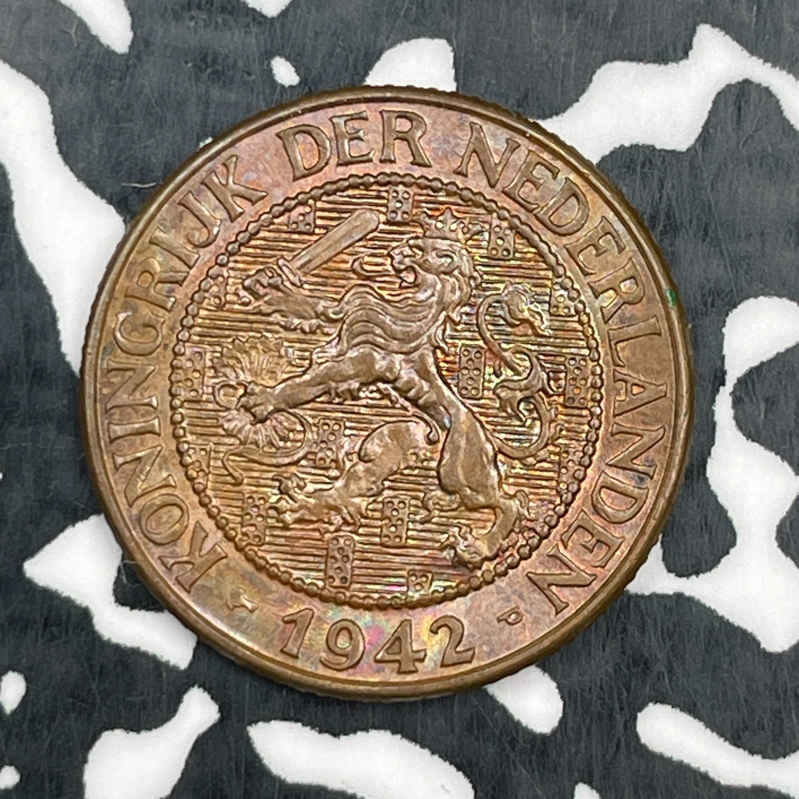 1942-P Curacao 1 Cent Lot#N1446 High Grade! Beautiful!