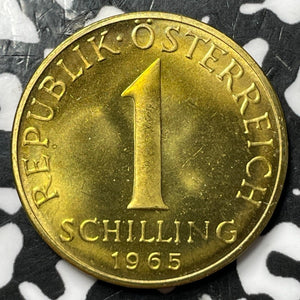 1965 Austria 1 Schilling Lot#D7781 Proof!