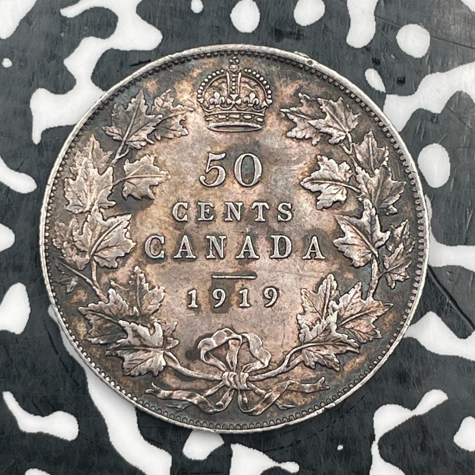 1919 Canada 50 Cents Lot#JM1955 Silver! Nice!