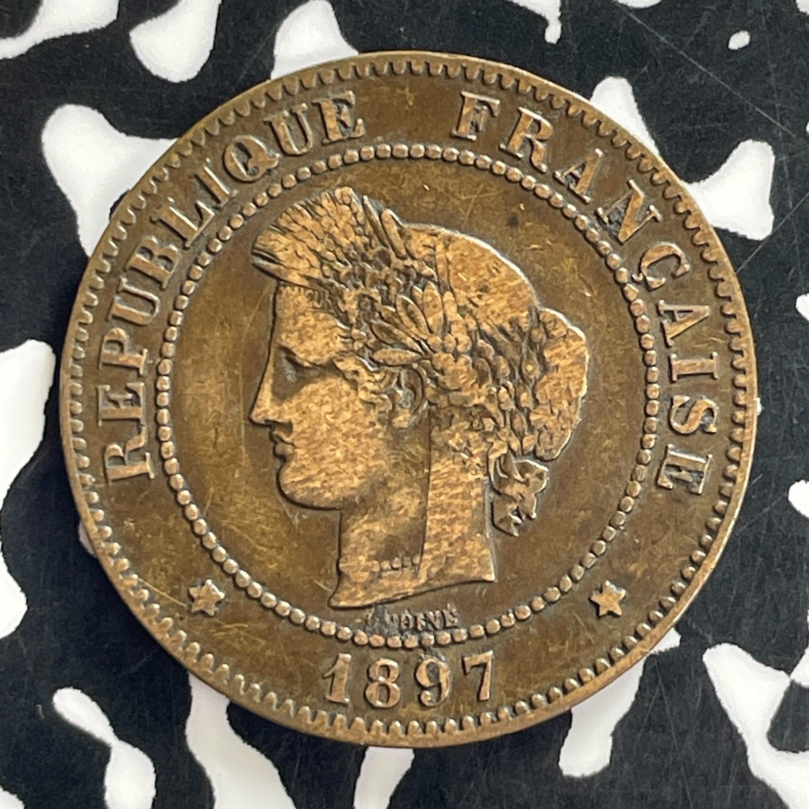 1897-A France 5 Centimes Lot#C1245