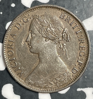 1861 Nova Scotia 1/2 Cent Half Cent Lot#T3218 High Grade! Beautiful!