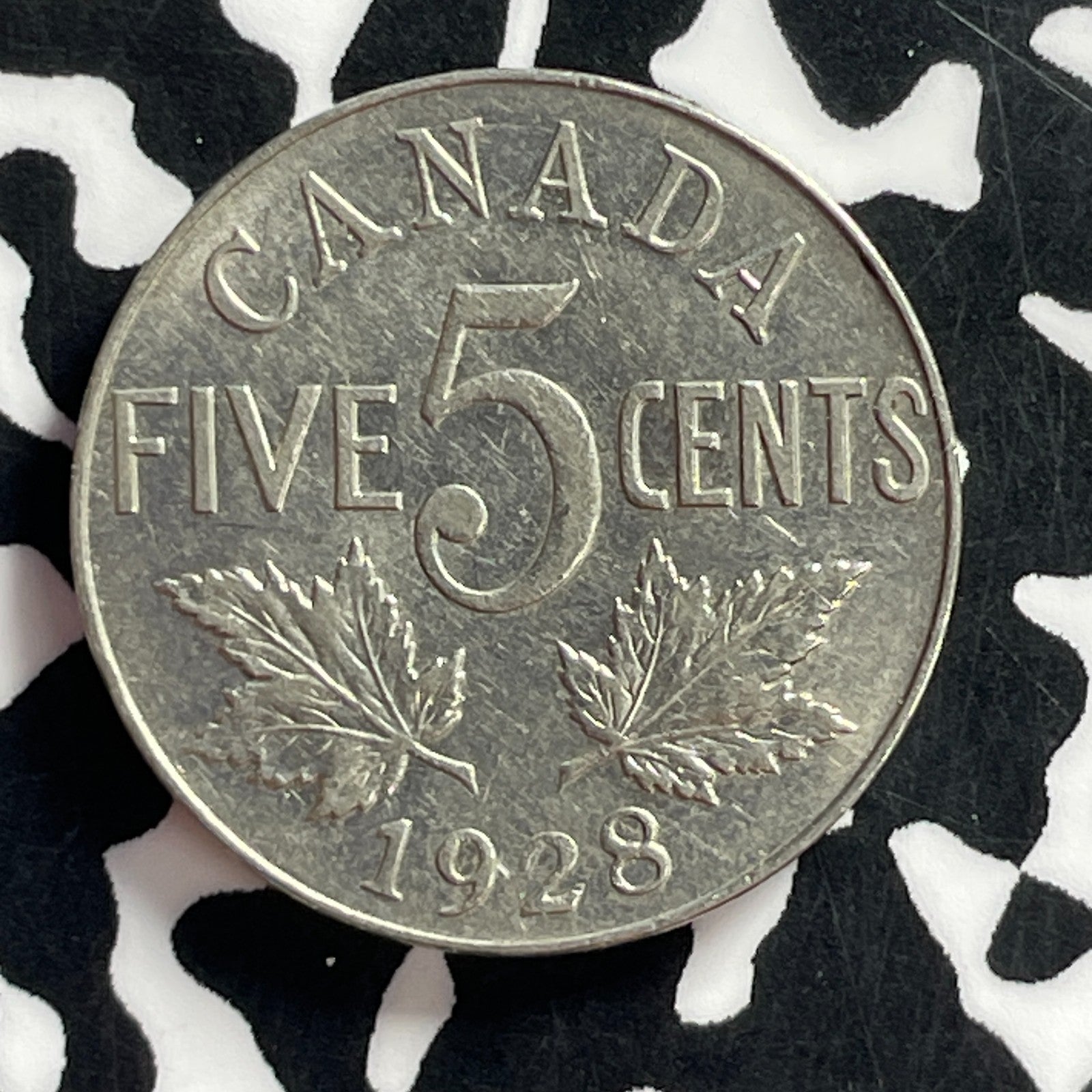 1928 Canada 5 Cents Lot#C2289 Nice!