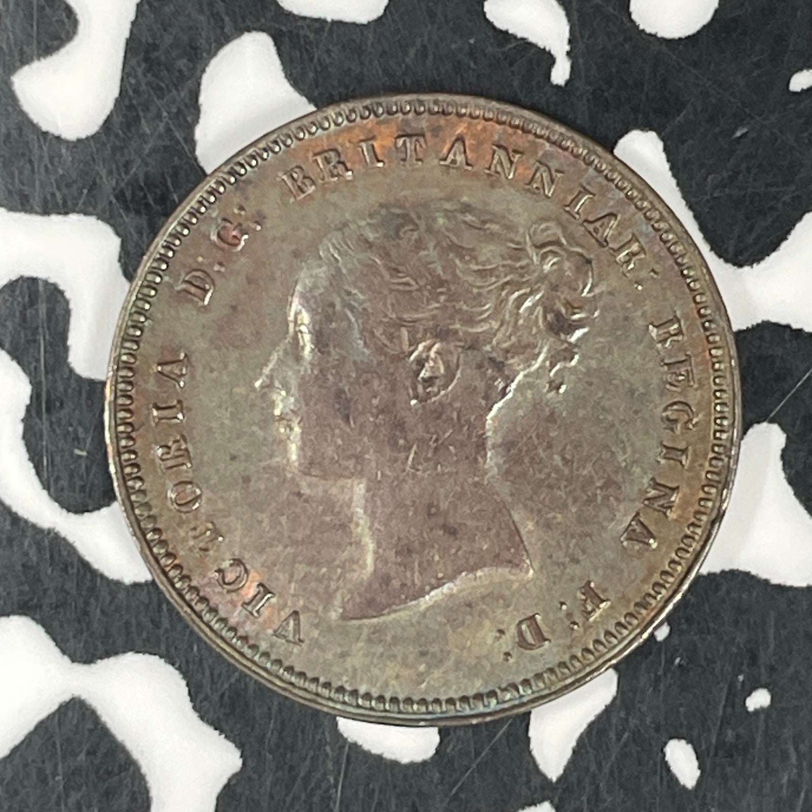 1844 Great Britain 1/2 Farthing Half Farthing Lot#C6723 Nice!
