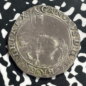 (1634-35) Great Britain Charles I 1/2 Half Crown Lot#JM9563 Silver! S-2273