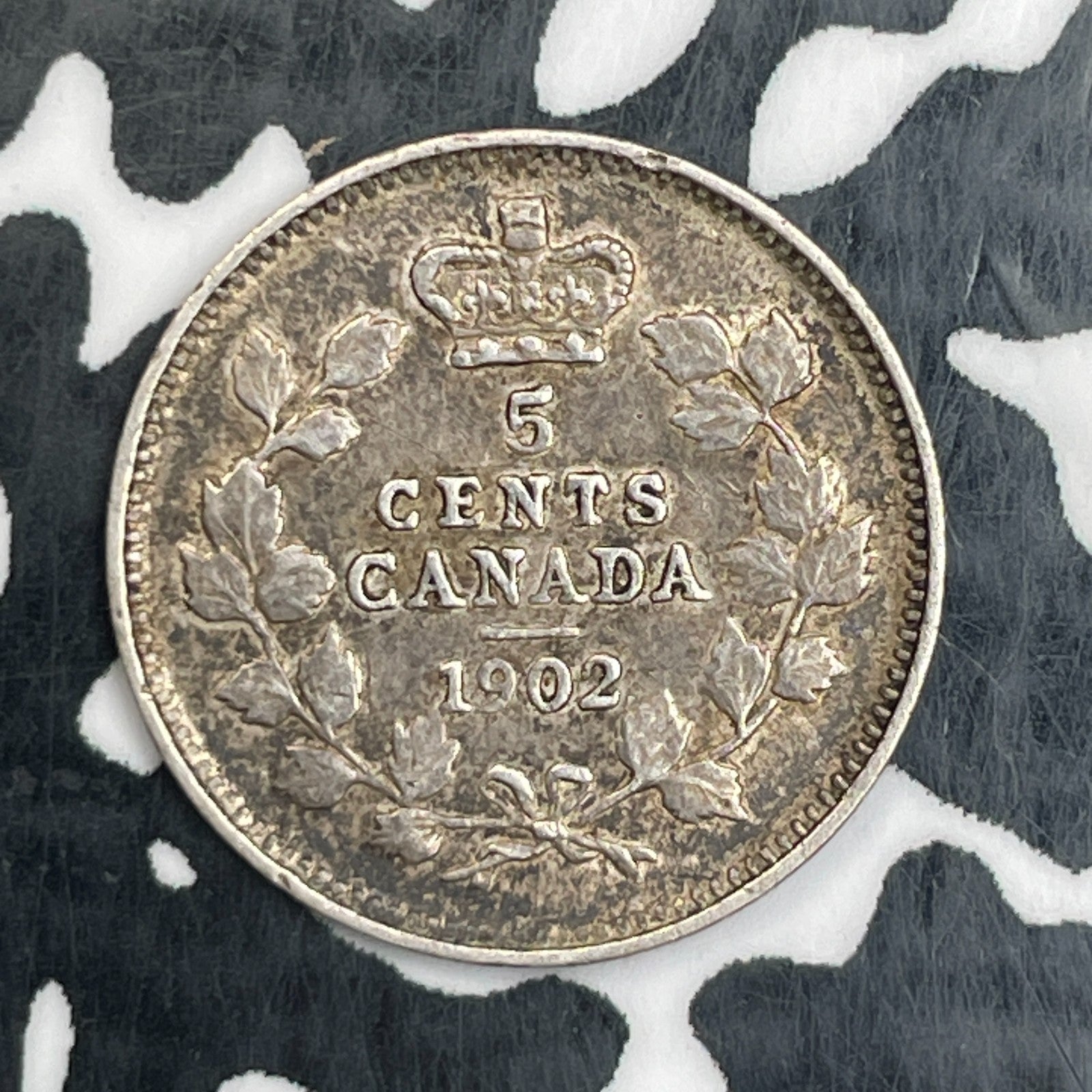 1902 Canada 10 Cents Lot#N0259 Silver! Nice!