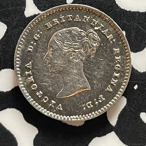 1853 G.B. Victoria Maundy 2 Pence Lot#JM9344 Silver! High Grade! Beautiful!