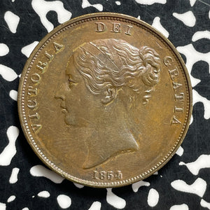 1854 Great Britain 1 Penny Lot#JM9961 High Grade! Beautiful!