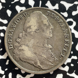 1771 Germany Bavaria 1 Thaler Lot#JM0149 Large Silver!