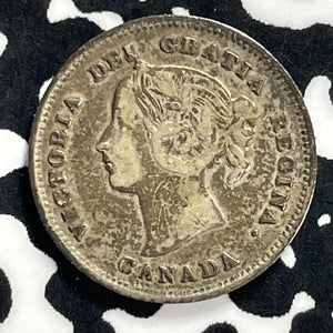 1901 Canada 5 Cents Lot#T9485 Silver!