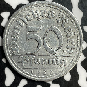 1920-A Germany 50 Pfennig Lot#E5820