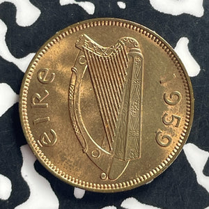 1959 Ireland Farthing Lot#T9221 High Grade! Beautiful!
