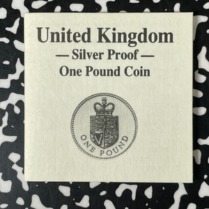 1988 Great Britain £1 Pound Lot#B2531 Silver! Proof! W/ Box & COA