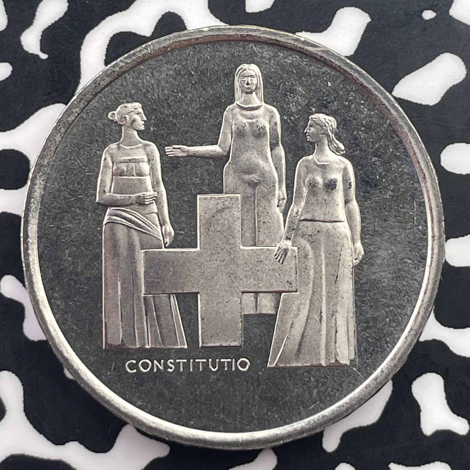 1974 Switzerland 5 Francs Lot#C4764 High Grade! Beautiful!