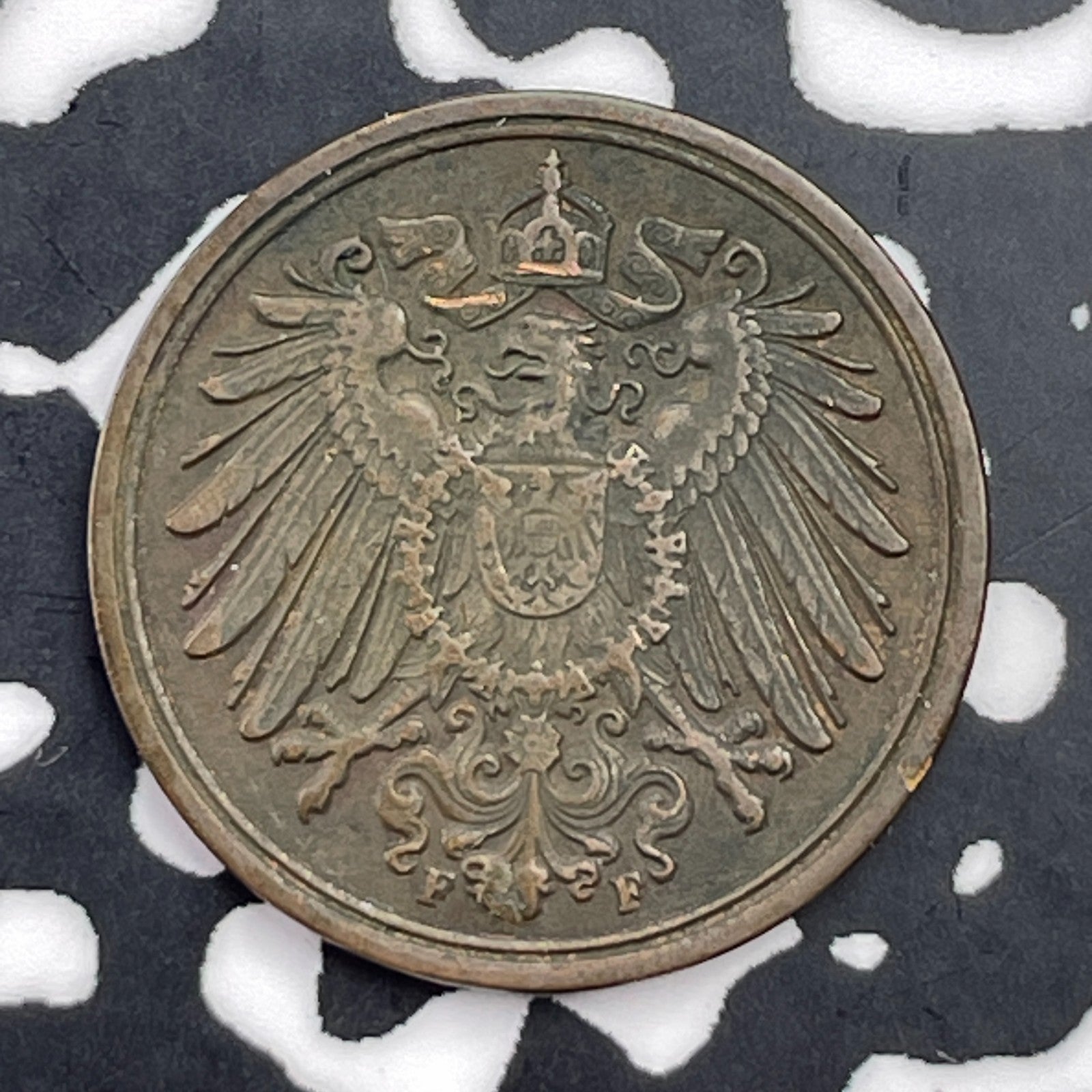 1901-F Germany 1 Pfennig Lot#C4374 Better Date